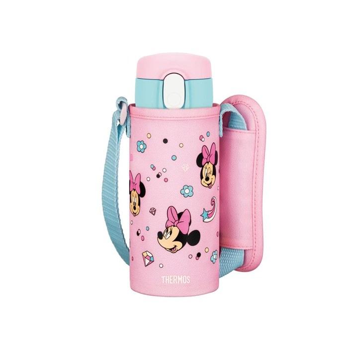 Thermos Straw Bottle 410ml Pink Blue FJV-400FDS P-BL Minnie Pink Blue 410 ml