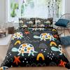 Cartoon Sloth King Queen Duvet Cover Kids Cute Animal Bedding Set Bathtub Decor Blue Comforter Cover Soft Polyester Quilt Cover