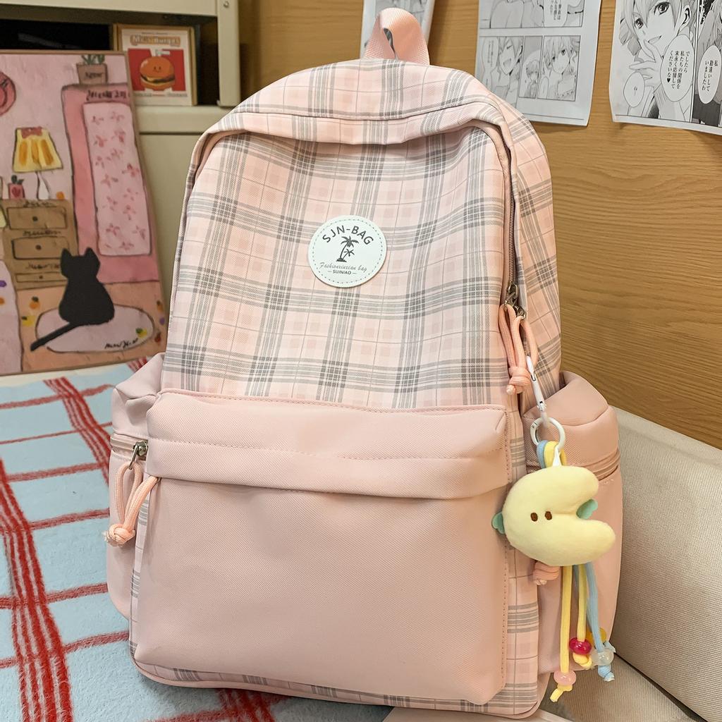 Schoolbag female Japanese new high-value college style fresh and sweet backpack junior high school students lightweight backpack