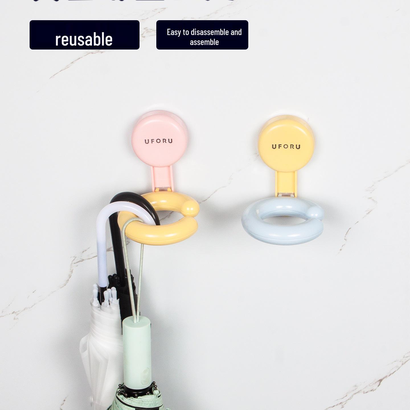 

Настінна стійка для парасольок на присосках з гачками для передпокою Bubble Blue (1 piece)