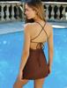 SURFEA Slit Skirt_Brown