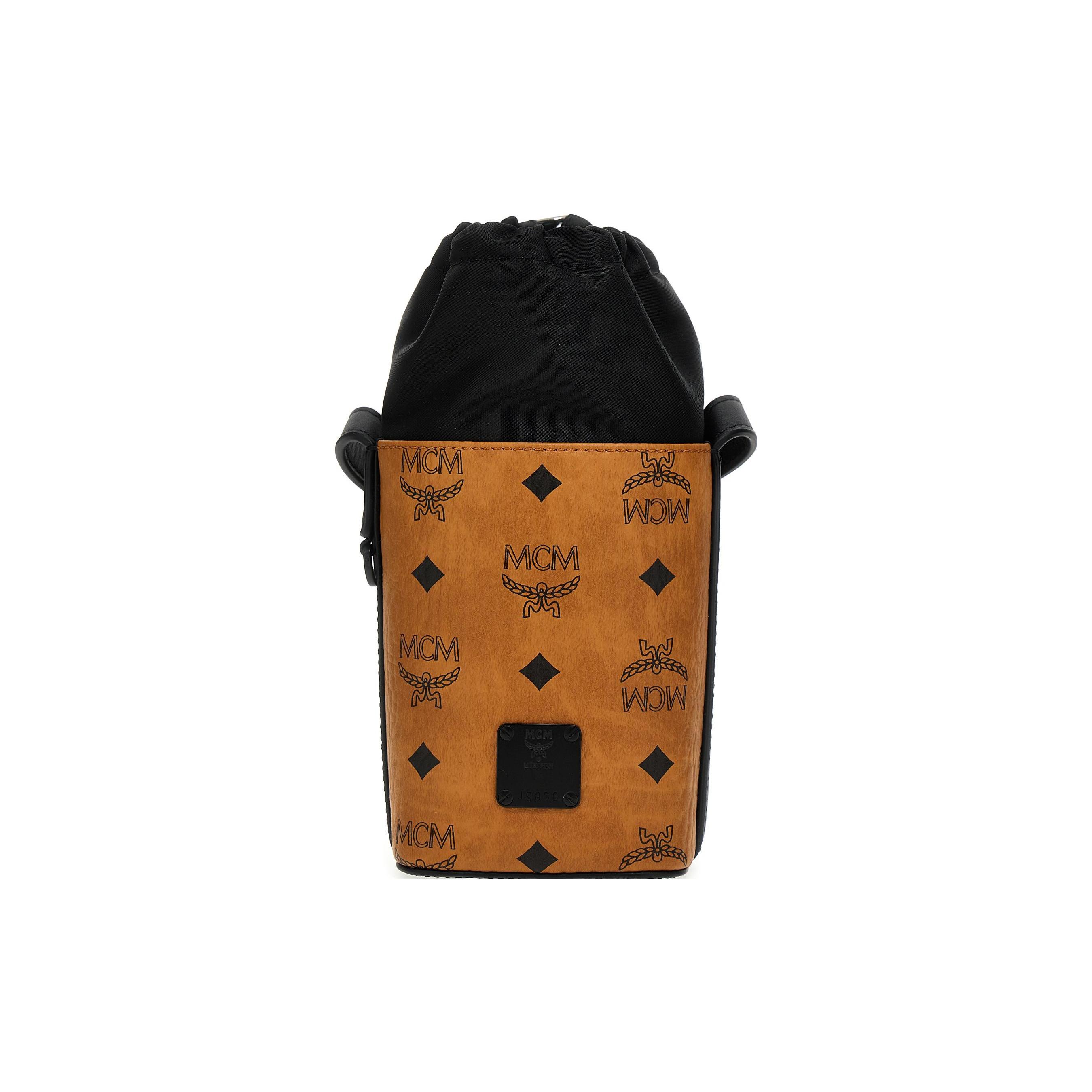 

New MCM Ottomar Visetos Canvas With Leather Crossbody Bag, Shoulder Bag Unisex MXZDSTT02CO001 8.9*7.6*13.0CM