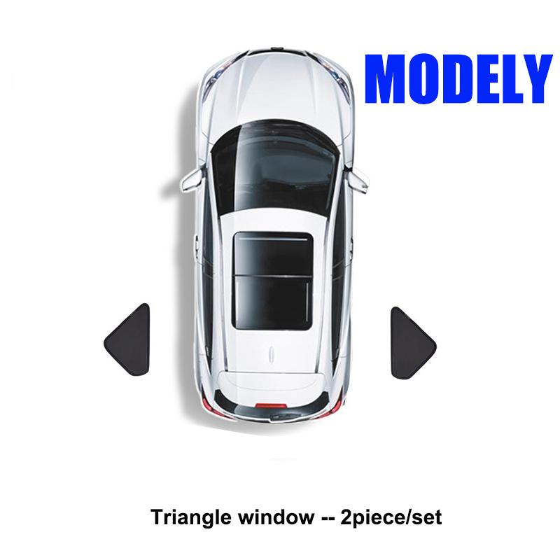 Car Side Window Sunshade for Tesla Model 3 Model Y Full Privacy Sun Shades Front Rear Windshield Window Glass Screen Accessories