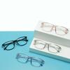 TR90 Square Full Rim Eyeglasses Frames Men Women Ultralight Transparent Plastic For Prescription Lenses Myopia And Presbyopia