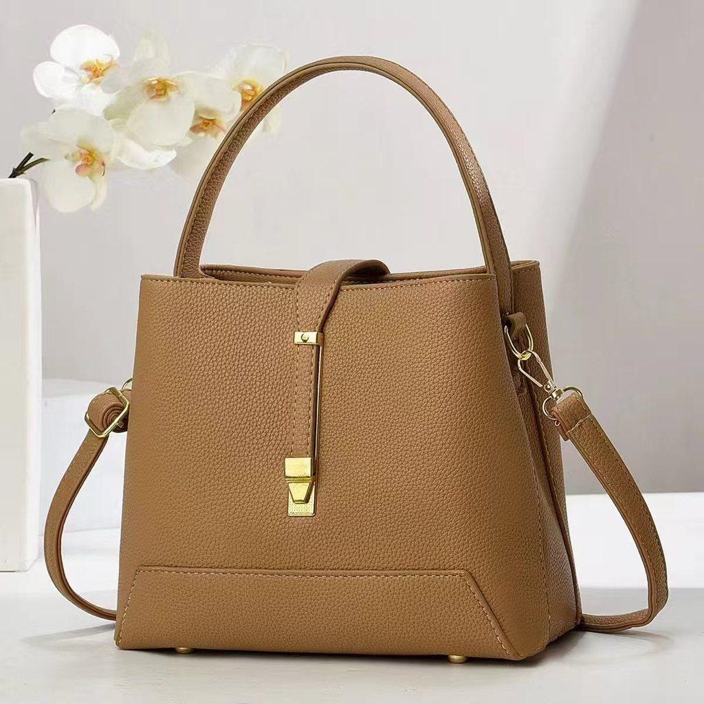 Fashion Womens Large Capacity Pu Handbag With Zipper Closure For Daily Use