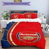 3pcs A-Arsenal3 Design Cover Set - HD Printed Bedding with 1 Cover and 2 Pillowcases - Perfect for Home and Dorm Decor