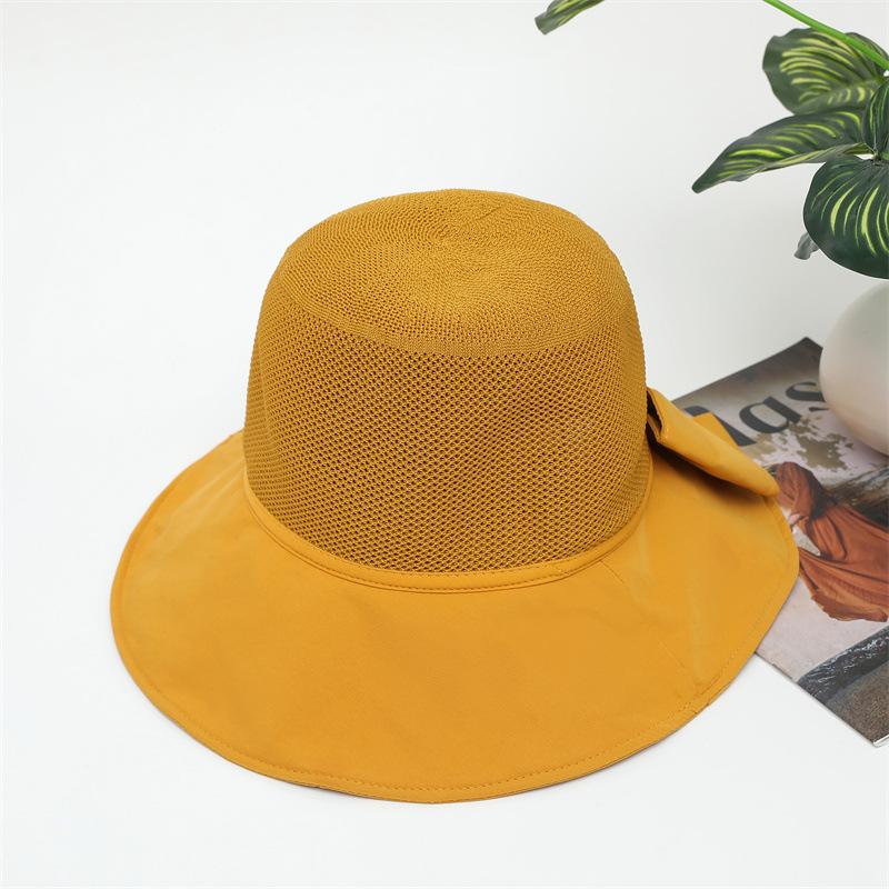 Denim Washed Vintage Fisherman Hat Womens Spring Sunshade With Brim Wide