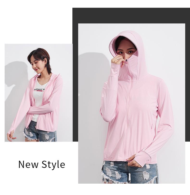 2022 UPF 50+ Breathable Ice Silk Long-Sleeve Sun Protection Clothing for Men & Women