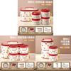Fairy Cherry Pattern Food Container With Leakproof Sealing For School And Workplace