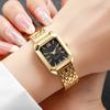 Fashion Rectangle Women Quartz Wristwatch Casual Ladies  Watches Girls Clock Reloj Mujer(Without Box)
