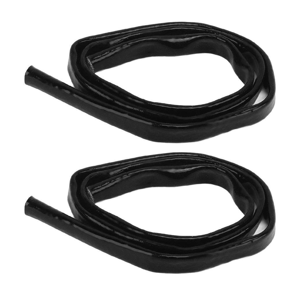 3.3ft Fuel Line Heat Shield Silicone Fiberglass Fire Proof Oil Line Heat Shield Black