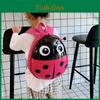 Zaino Trendy con Personaggio dei Cartoni Animati per Bambini Piccoli, Fantasia Coccinella a Sette Punti con Colori Vivaci