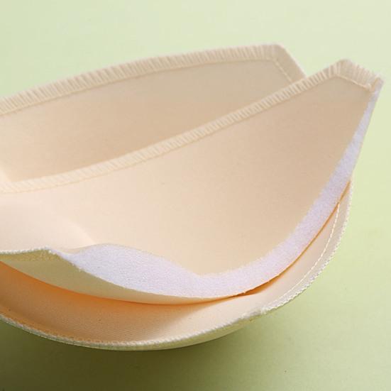 Bra Pad Insert Sewn Push Up Bra Cup Inserts Removable Triangle Breast Enhancer for Swinsuit Sports Bra Bikini