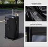 Extra Large Capacity Five-Wheel Antibacterial Suitcase with Brake Wheel and Password Lock