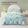 Joli Ensemble de Linge de Lit en Coton Koala: Ensemble 4 pièces Style Dessin Animé pour Enfants & Étudiants - Housse de Couette & Drap de Lit Hypoallergéniques