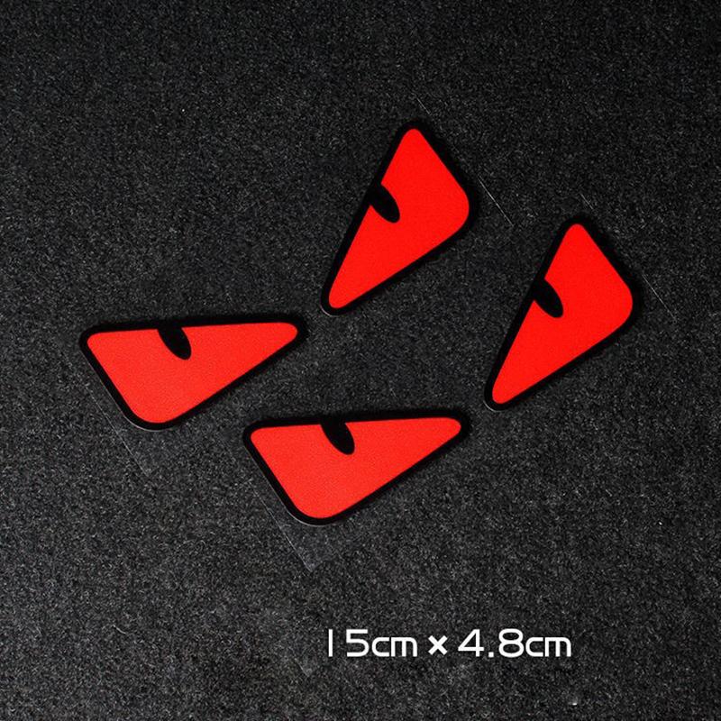 Devil Eyes Car Brake Light Stickers Car Helmet Motorcycle Reflective Stickers Car Sticker Headlight Decal Car Accessories
