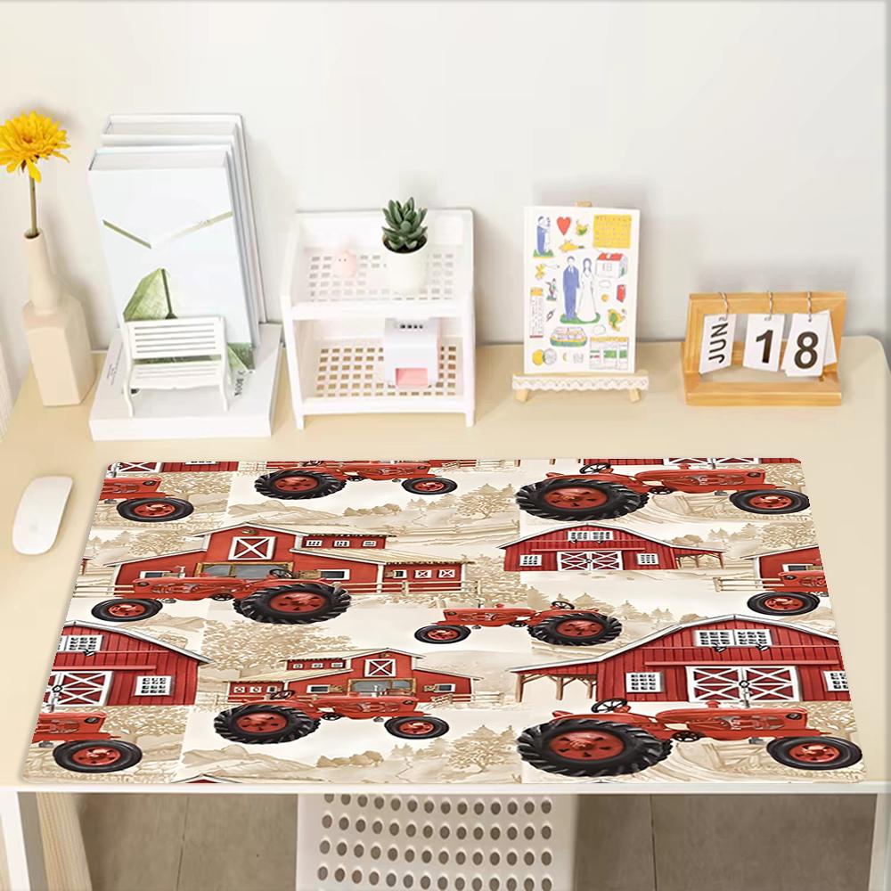 Tappetino Mouse Tema Camion, Base in Gomma Antiscivolo, Multifunzionale per Ufficio e Casa, Perfetto per la Personalizzazione dello Spazio di Lavoro.