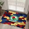 Blackburn Rovers Football Design Crystal Velvet Carpet Cozy Non?Slip Printed Rug For Bedroom Living Room Entrance
