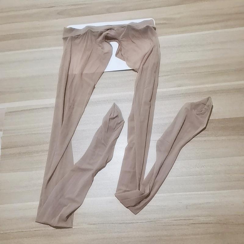 2.5Cm Narrow Waist Leg Slim Pantyhose Women Summer Ultra Thin Transparent Tights Seamless Deep Crotch Foot Shaped Stockings