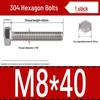 304 Stainless Steel Hex Head Bolt