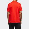 T Shirts Men's Red Crew Neck Moderate Straight Fit GL8193