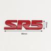 3d Metal Letters Logo SR5 Emblem Car Fender Door Side Badge SR5 Sticker for Toyota Tundra Hilux Tacoma 4runner SR5 Acessories