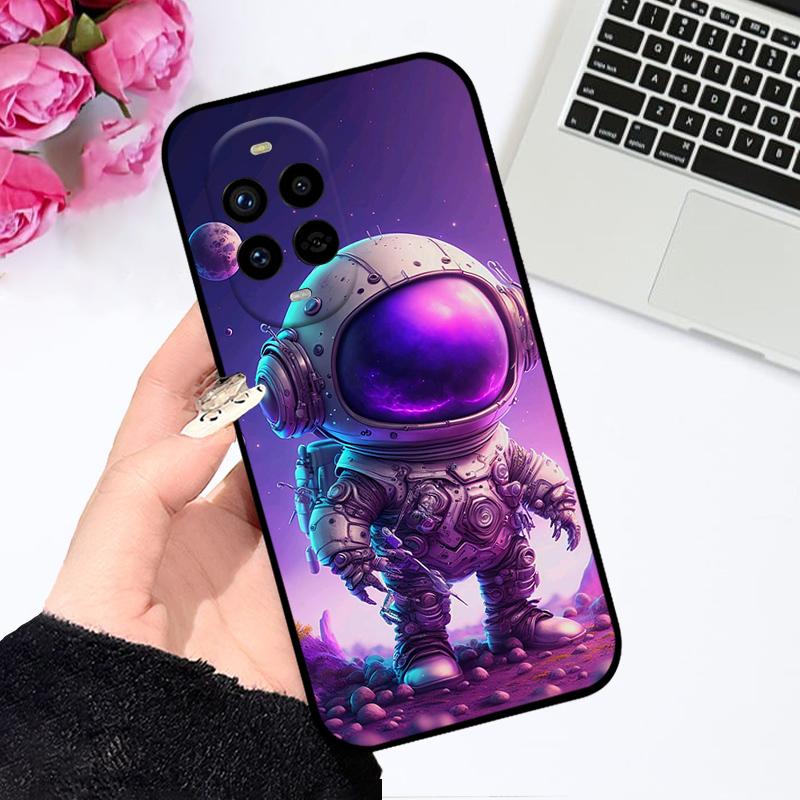 For Huawei nova 13 5G Case BLK-AL80 Floral Shockproof Silicone Matte TPU Phone Cover For Huawei nova 13 Pro Capa MIS-AL00 Fundas
