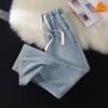 Women's Lyocell Drawstring Elastic Waist Jeans