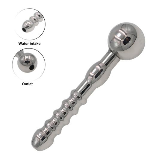 Yousheng Urethral Tube Rod Short Hollow Stainless Steel Urethral Dilator Stimulation Stopper for Couple