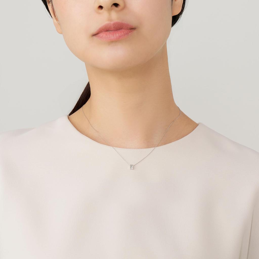 Vendome Aoyama K10WG Diamond Necklace AJBN165640DI [Official]