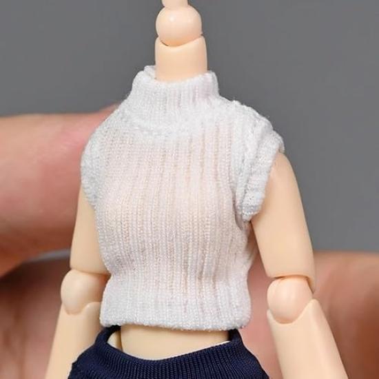 [TOYBARJAPAN] 112 scale figure accessoriessuitable for TBLeague bodies etc. Special offer High school girl JK student Off-shoulder white sleeveless