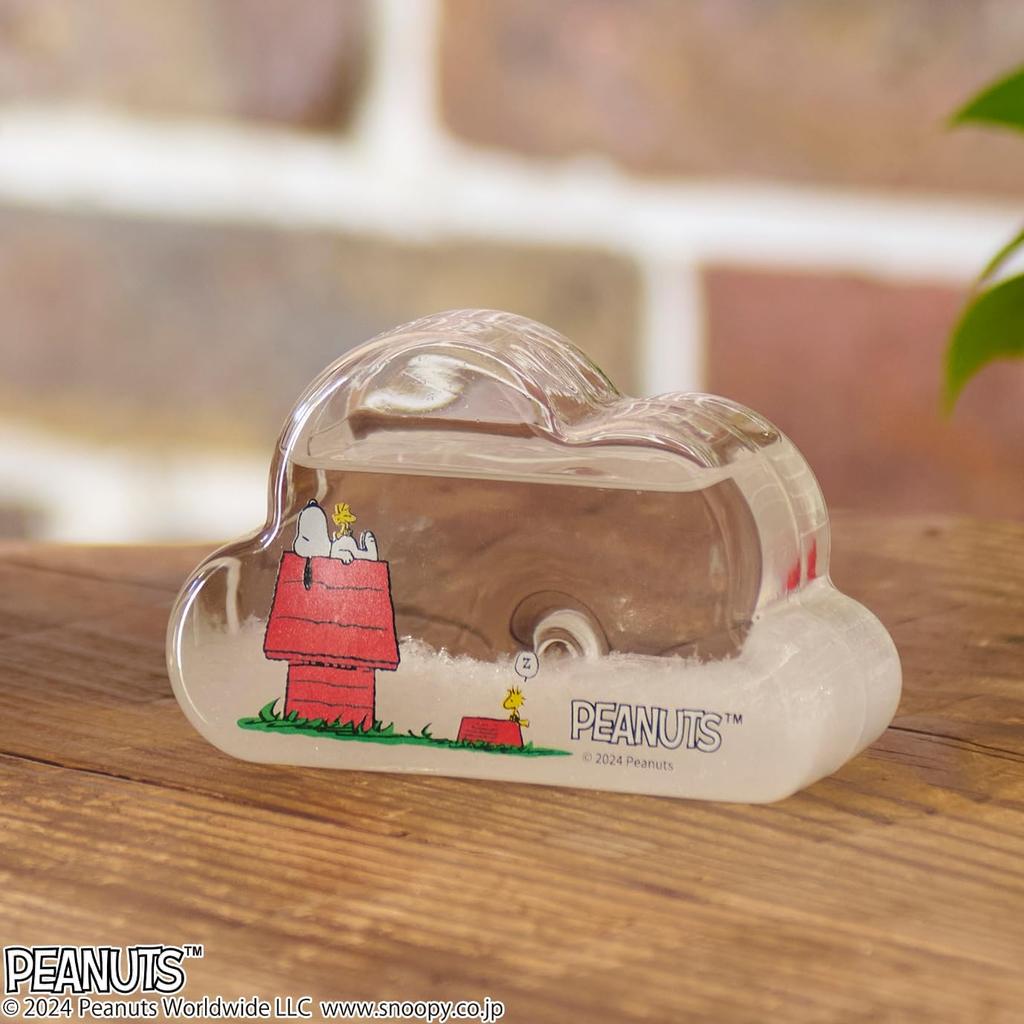 Chatani Snoopy PEANUTS Storm Glass Cloud SS X X Fun Science W9.0 D4.5 H5.5cm 151-333001