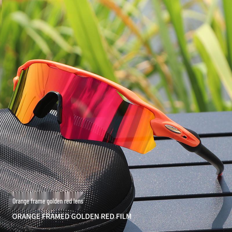 Cross-Border E-commerce TR90 Colorful Cycling Sunglasses for Outdoor Sports, Prescription-Compatible.