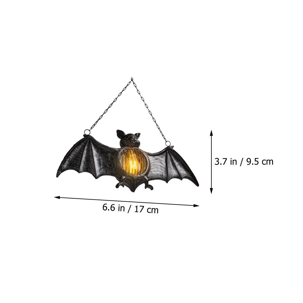 Halloween Bat Lantern Unique Modeling Resin Material Party Decoration Theme Backdrop Festive Atmosphere