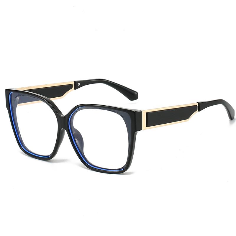 New Fashion Square Women Glasses Frame Clear Anti-Blu-Ray Eyewear Retro Men Optical Frame Computer Goggles