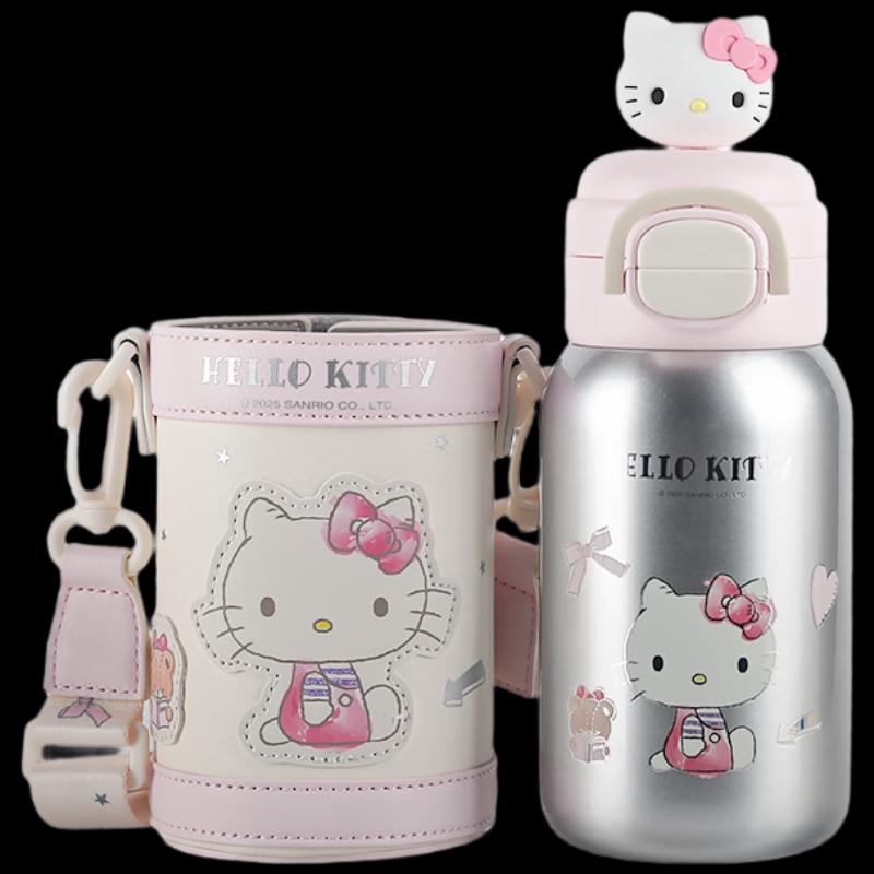 BEDDYBEAR Blossom Kitty Kids Dual-Drink Insulated Bottle
