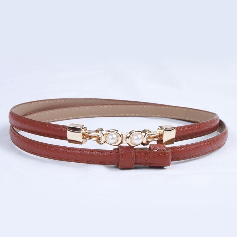 Beautifully Pearl Crafted Elastic Waist Belt For Women In Timeless Choices Color