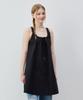 OIOI COLLECTION Voluminous Shirred Nylon Dress [Black]