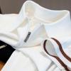 Men's Trendy Korean Style Short-Sleeve Polo Shirt with Half Zipper