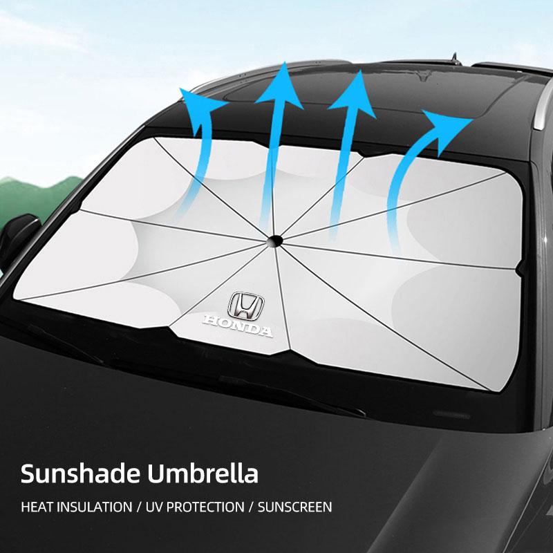 Car Windshield Sunshade Umbrella UV Protection Accessories For Honda Civic Fit Jazz Accord Pilot CRV Odyssey Passport City SM1