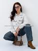 Elegant and Versatile Ins-Style Half-Zip Lapel Sweatshirt for the Trendy Woman
