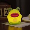 Cute Dimmable Nursery Nightlight Rechargeable Bedside Table Lamp Silicone Frog Night Lamp  Bedrooms