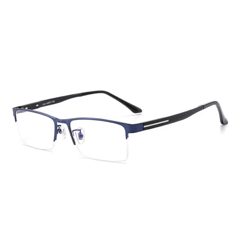High Quality Half Frame Square Prescription Glasses Anti Blue Light/Photochromic/ Shortsight/Hyperopia/Progressive/Bifocal Eyeglasses Unisex