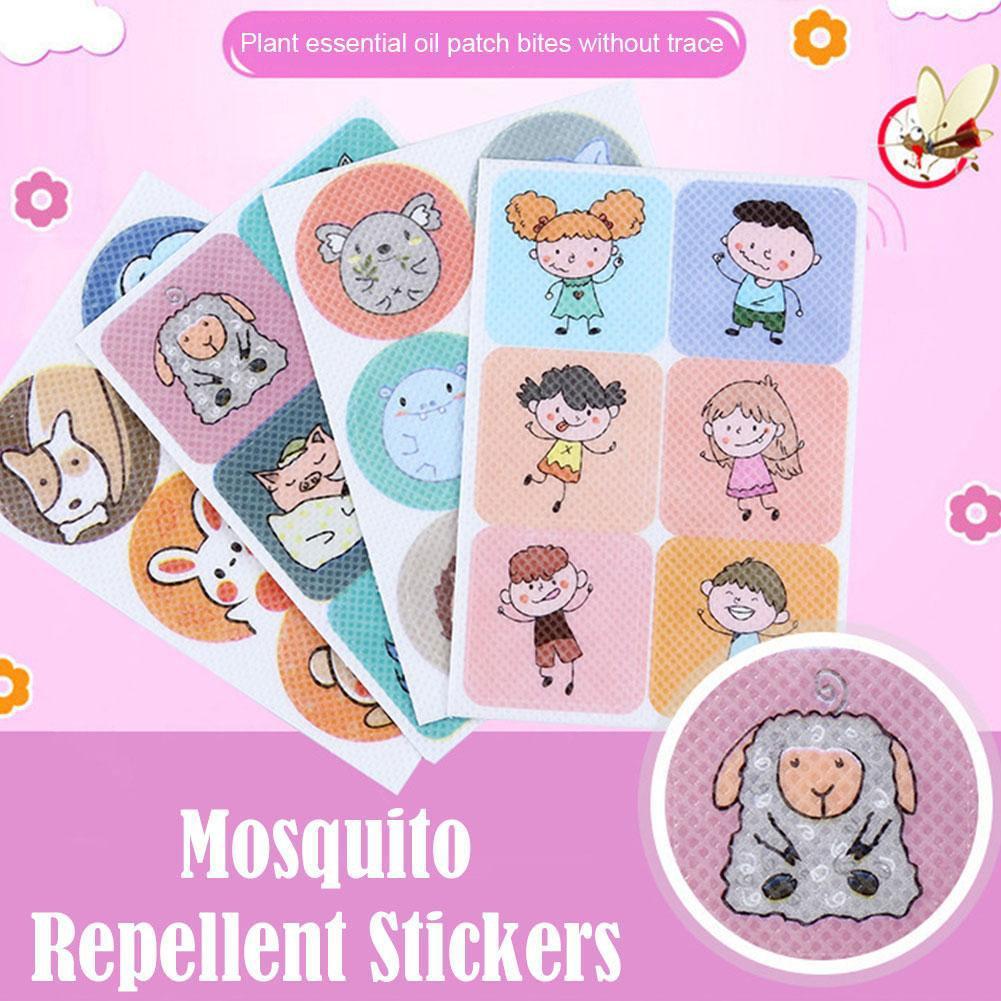 36 Counts/Bag Summer Mosquito Patches Plant Essential Oil Insect Mosquito Repellent Stickers for Children Toddler Infant Kids