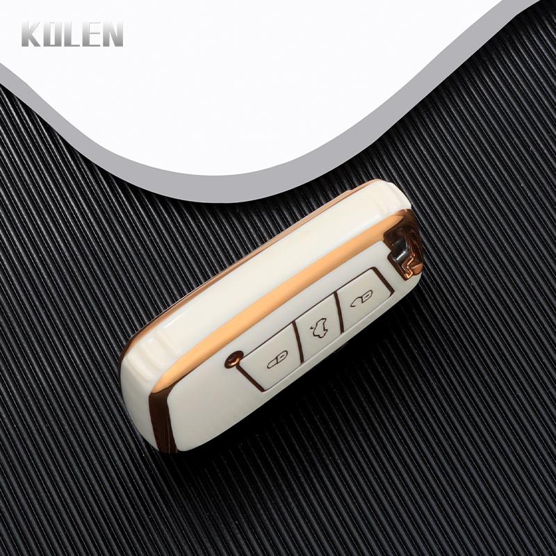 Fashion TPU Car Remote Key Case Cover Shell For VW Volkswagen Passat B8 Tiguan Magotan Golf For Skoda Kodiaq Superb A7 Keyless