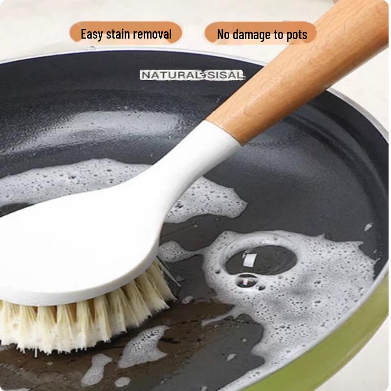 Long-Handle Pot and Dish Cleaning Brush