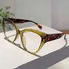 Oversized Cat Eye Glasses Women  New Fashion Vintage Optical Frames Trendy Stylish Design Non-prescription Eyeglasses