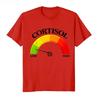 Retro Funny Low Cortisol Levels V Meme Tshirt for Unisex Women Summer Fashion Cotton T Shirts Short Sleeve Tops