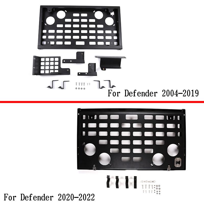 For Land Rover Defender 110 2004-2025 Aluminum Alloy Car Tailgate Tray Rack Cargo Luggage Rack Foldable Storage Rack Accessories