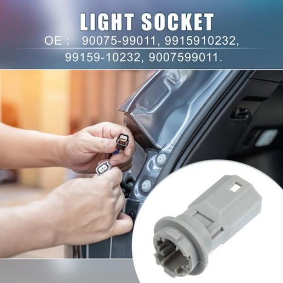 License Plate Marker Light Bulb Socket 90075-99011 for Toyota RAV4 2016-2018